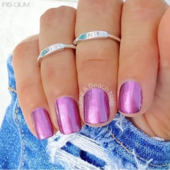 *Retired* Color Street: Iris-dium | Purple Metallic Amethyst Jewel Tone Spring - Picture 9 of 13